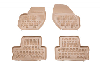 Covorase Presuri Auto Cauciuc Dedicate Bej Volvo S60 II 2010 - 2018 | Volvo V60 I 2011 - 2018 | Volvo XC60 I 2008-2017