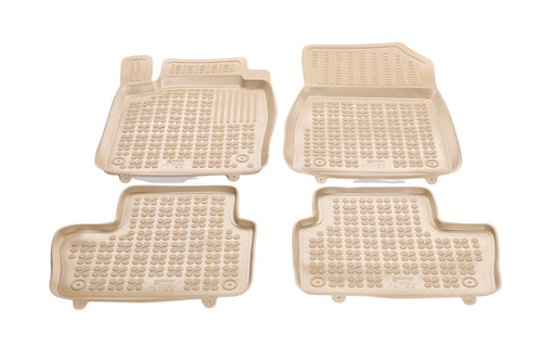 Covorase Presuri Auto Cauciuc Dedicate Bej Volvo XC40 toate modelele inclusiv Hybrid 2017 -