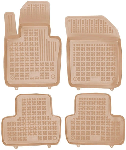 Covorase Presuri Auto Cauciuc Dedicate Bej Volvo XC60 II 2017 -