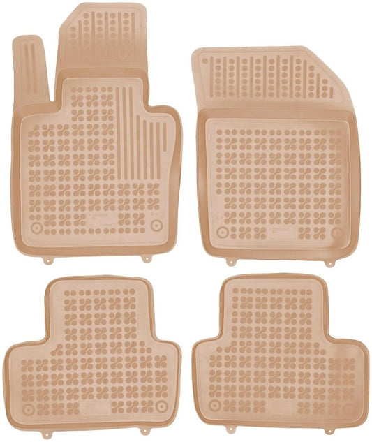 Covorase Presuri Auto Cauciuc Dedicate Bej Volvo XC60 II 2017 -