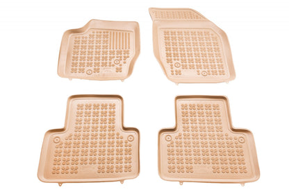 Covorase Presuri Auto Cauciuc Dedicate Bej Volvo XC90 I 2002 - 2014