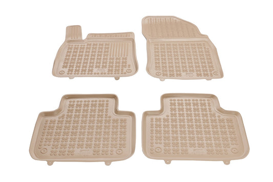 Covorase Presuri Auto Cauciuc Dedicate Bej VW TOUAREG III 5 loc 2018 - | PORSCHE CAYENNE III 2017 - | PORSCHE CAYENNE COUPE 2019 -