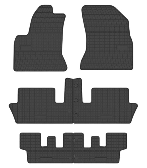 Covorase Presuri Auto Cauciuc Dedicate Citroen C4 PICASSO - 7 locuri 2006-2013