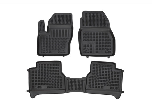 Covorase Presuri Auto Cauciuc Dedicate Ford TOURNEO CONNECT II - 5 loc 2013 - 2022 | Ford GRAND TOURNEO CONNECT II 5 loc 2013 - 2022 | Ford TRANSIT CONNECT II - 2013 - 2018, 2018 - 2022