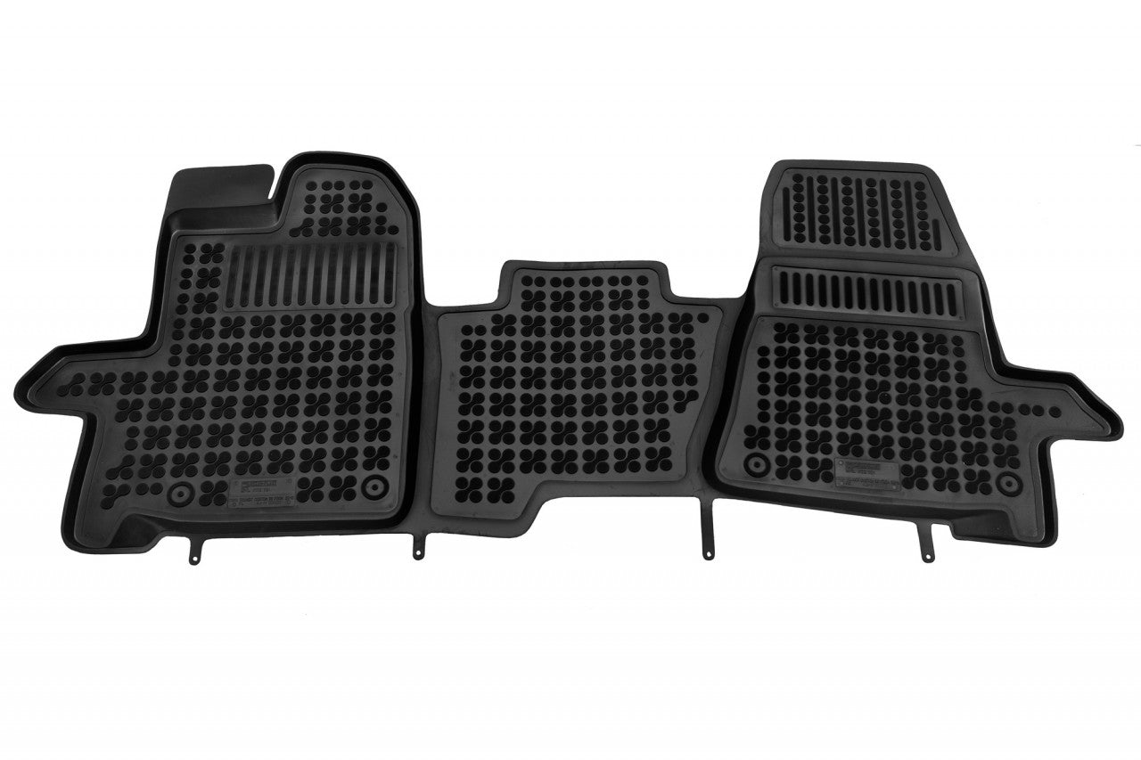 Gumi autószőnyegek Ford TOURNEO CUSTOM 3 személyes, manuális sebességváltós 2013 - 2018 | Ford TRANSIT IV 3 személyes, manuális sebességváltós 2013 - 2018, 2018 - | Ford TRANSIT CUSTOM I 3 személyes, manuális sebességváltós 2012 - 2023