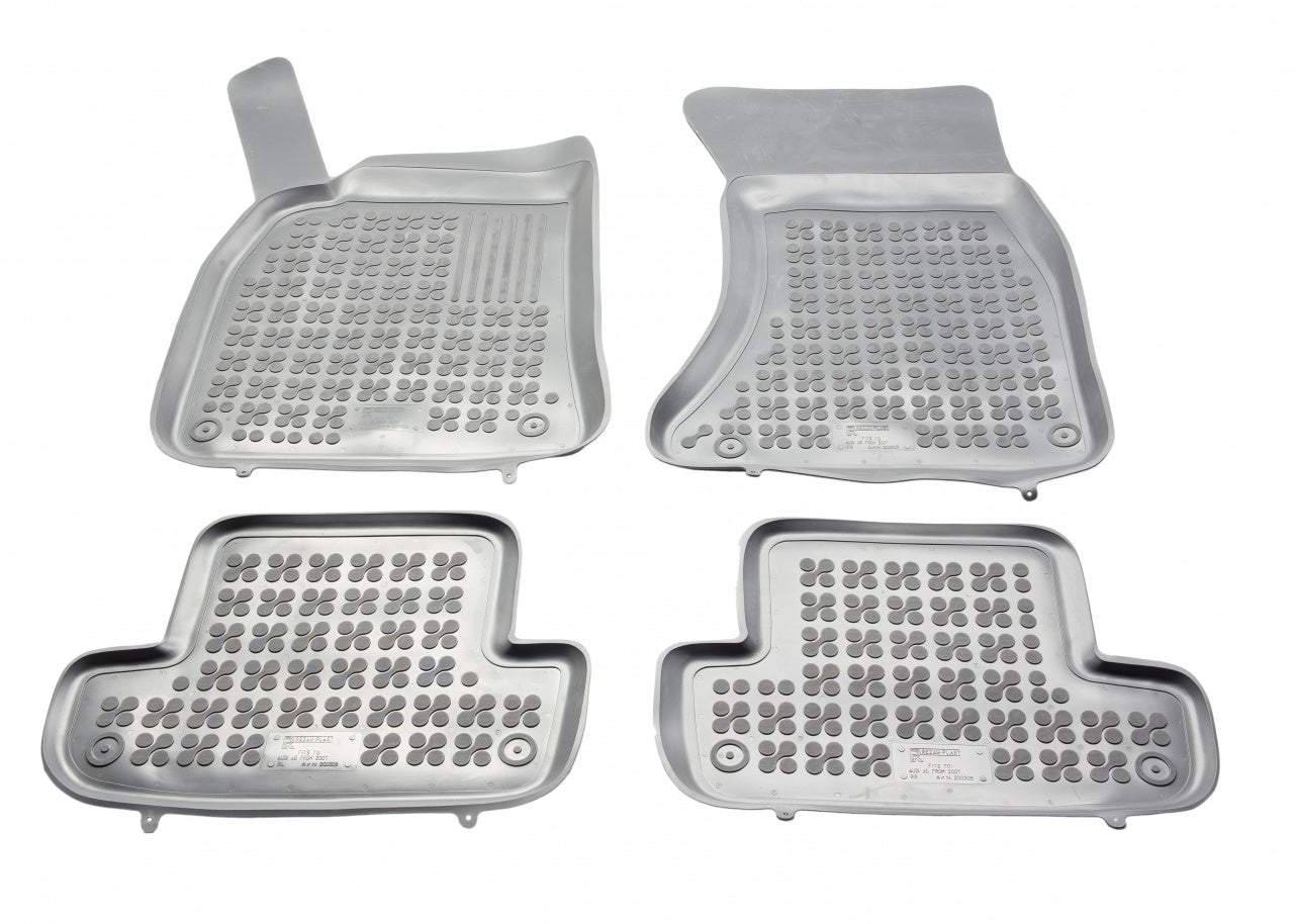 Covorase Presuri Auto Cauciuc Dedicate Gri Audi A5 I Cabrio, Coupe 2007 - 2016