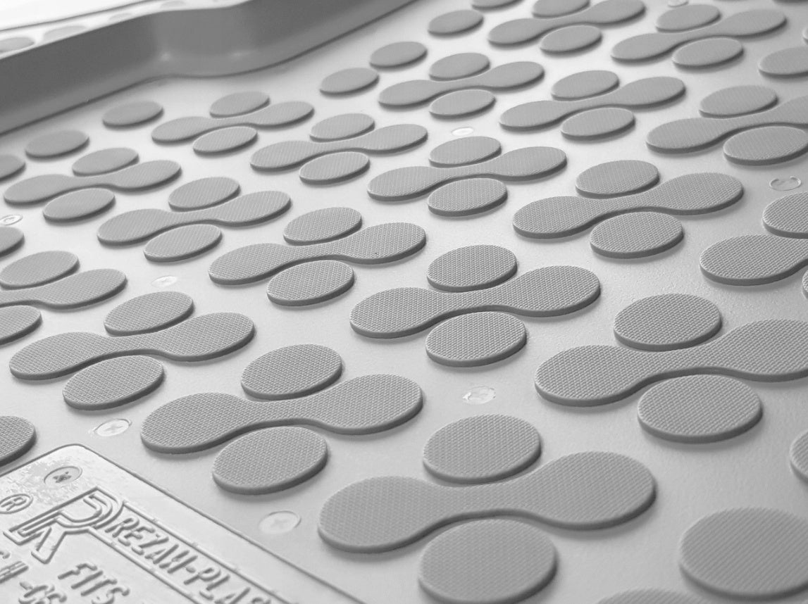 Covorase Presuri Auto Cauciuc Dedicate Gri Volvo XC90 I 2002 - 2014