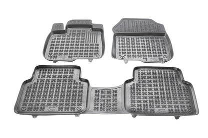 Covorase Presuri Auto Cauciuc Dedicate Honda CR-V V, Honda CR-V V Hybrid versiuni 5 loc, 7 loc (rand 3 scaune pliat) 2018 - 2022 | Honda CR-V e:HeV Hybrid 2022 -