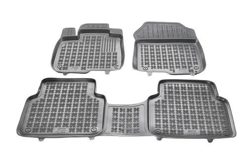 Covorase Presuri Auto Cauciuc Dedicate Honda CR-V V, Honda CR-V V Hybrid versiuni 5 loc, 7 loc (rand 3 scaune pliat) 2018 - 2022 | Honda CR-V e:HeV Hybrid 2022 -