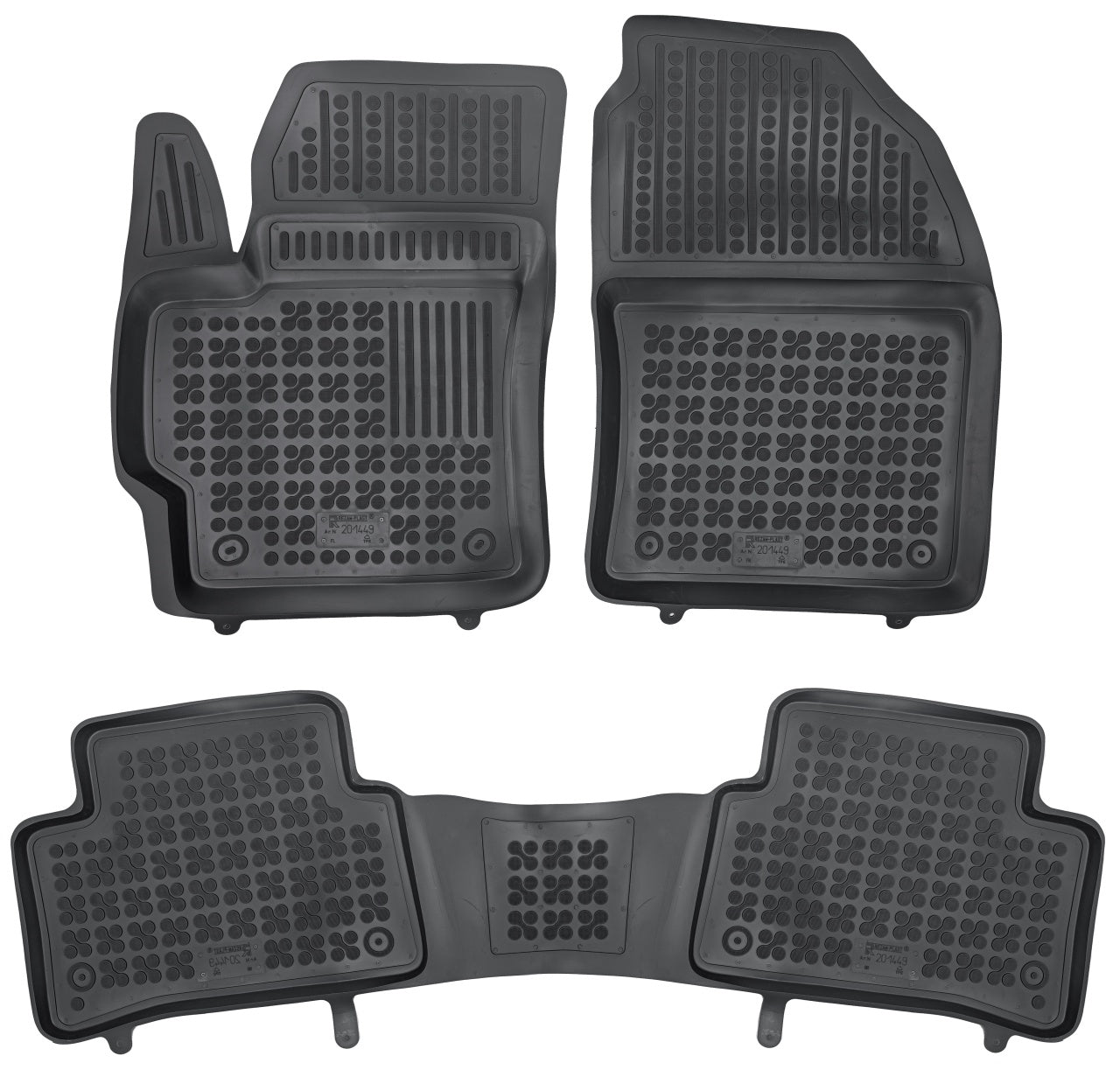 Covorase Presuri Auto Cauciuc Dedicate Toyota COROLLA XII (E210) Hatchback, inclusiv Hybrid (HEV) 2024 -