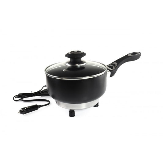 Cratiță electrică cu capac pentru mașină, 18cm x 8cm 250W 24V