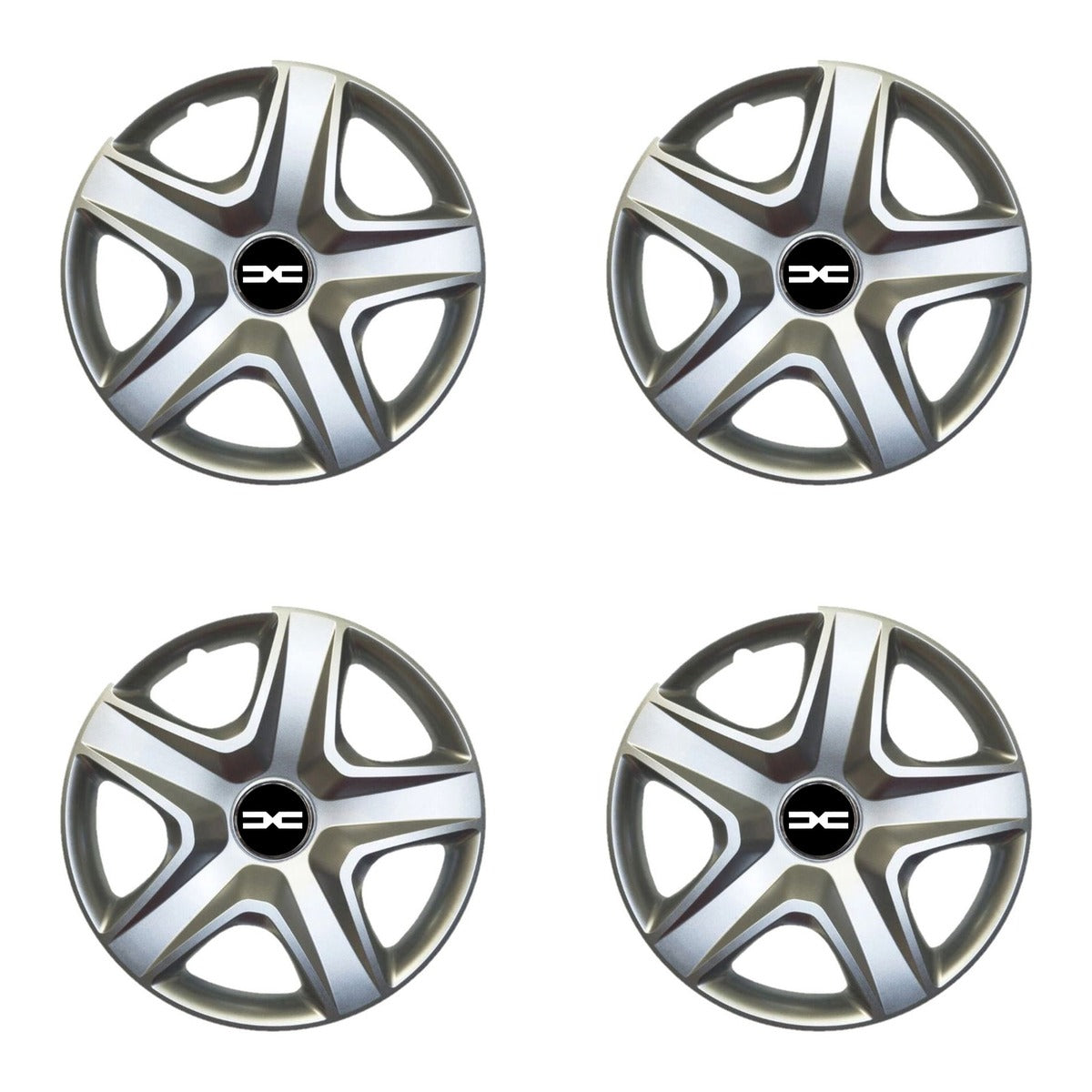 Set 4 Capace Roti Creative Rey R15, Potrivite Jantelor de 15 inch, Pentru Dacia Nou, Model 202
