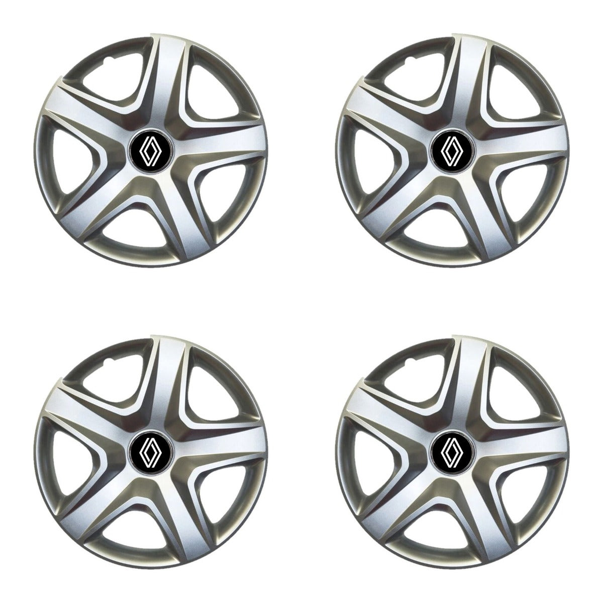 Set 4 Capace Roti Creative Rey R16, Potrivite Jantelor de 16 inch, Pentru Renault Nou, Model 202