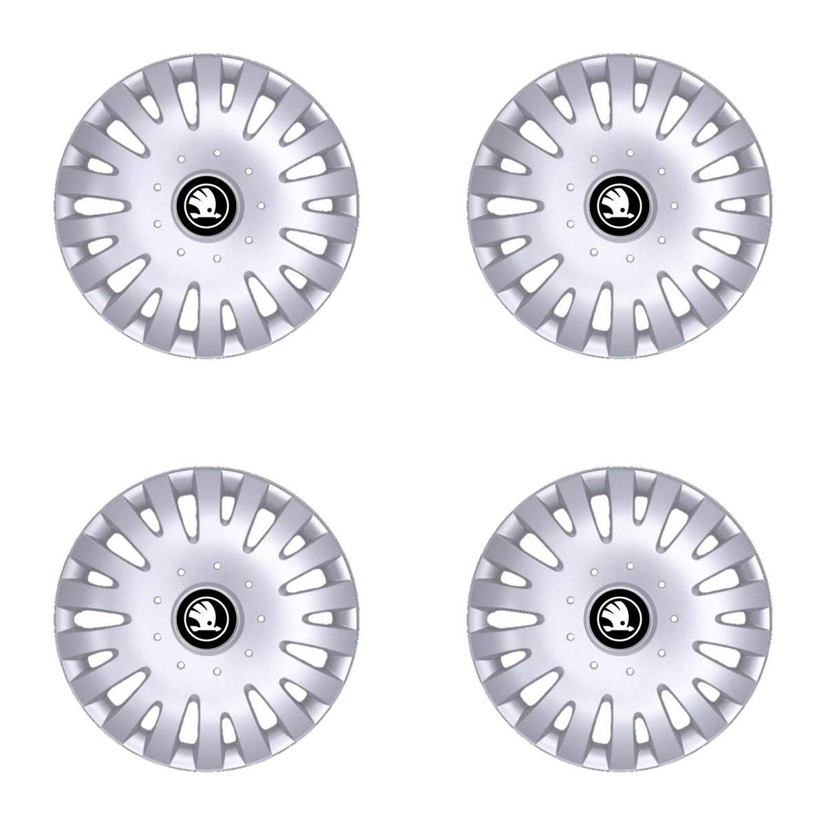 Set 4 Capace Roti Creative Rey R14, Potrivite Jantelor de 14 inch, Pentru Skoda Nou, Model 211