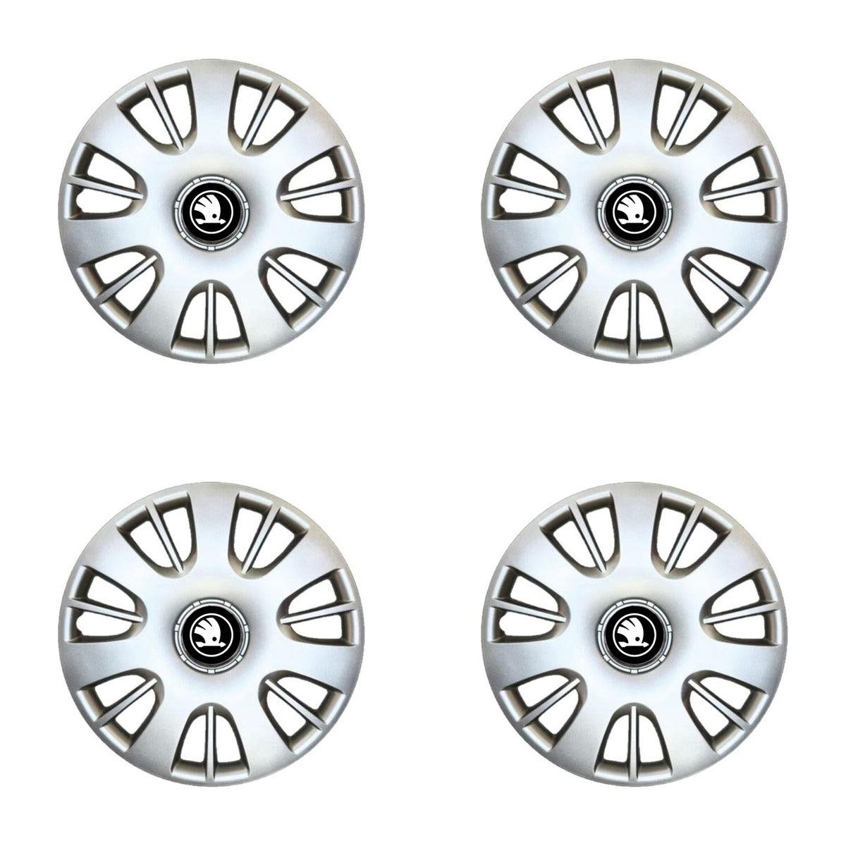 Set 4 Capace Roti Creative Rey R16, Potrivite Jantelor de 16 inch, pentru Skoda Nou, Model 222