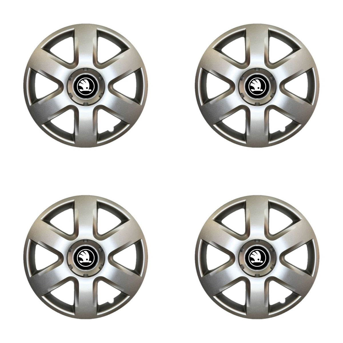 Set 4 Capace Roti Creative Rey R15, Potrivite Jantelor de 15 inch, pentru Skoda Nou, Model 337