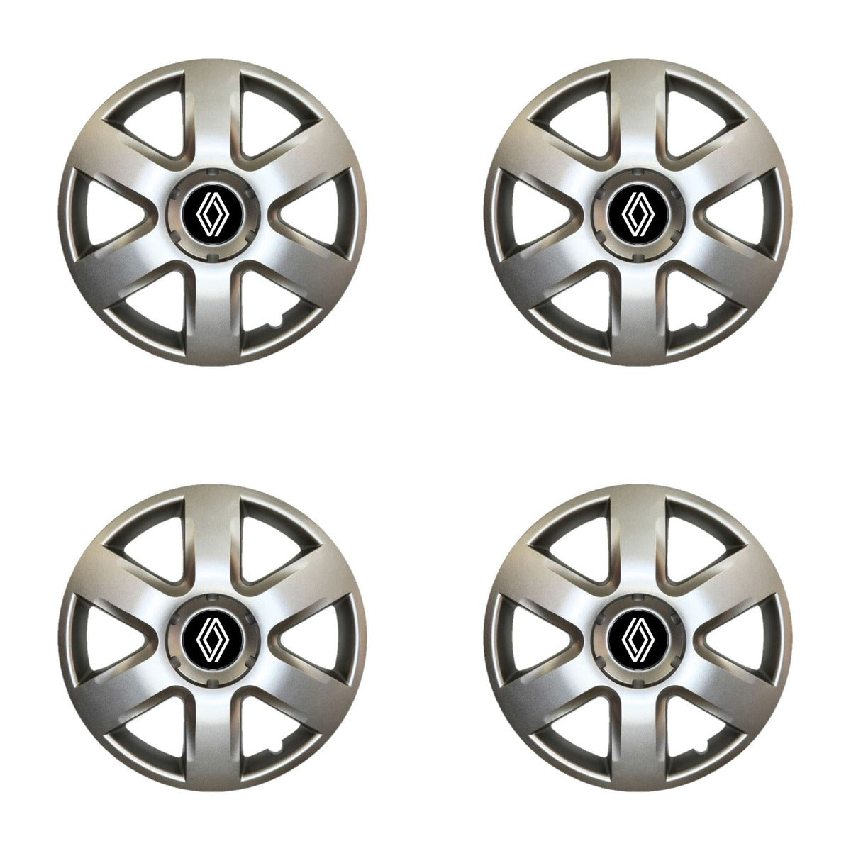 Set 4 Capace Roti Creative Rey R15, Potrivite Jantelor de 15 inch, pentru Renault Nou, Model 337
