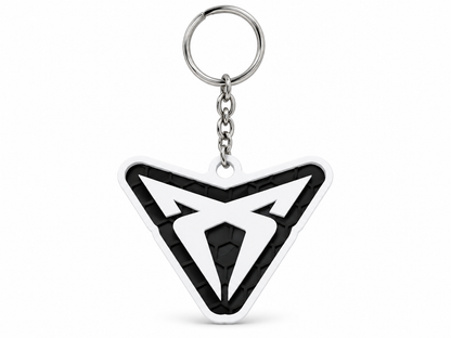 Breloc auto Cupra logo cu lanț și inel