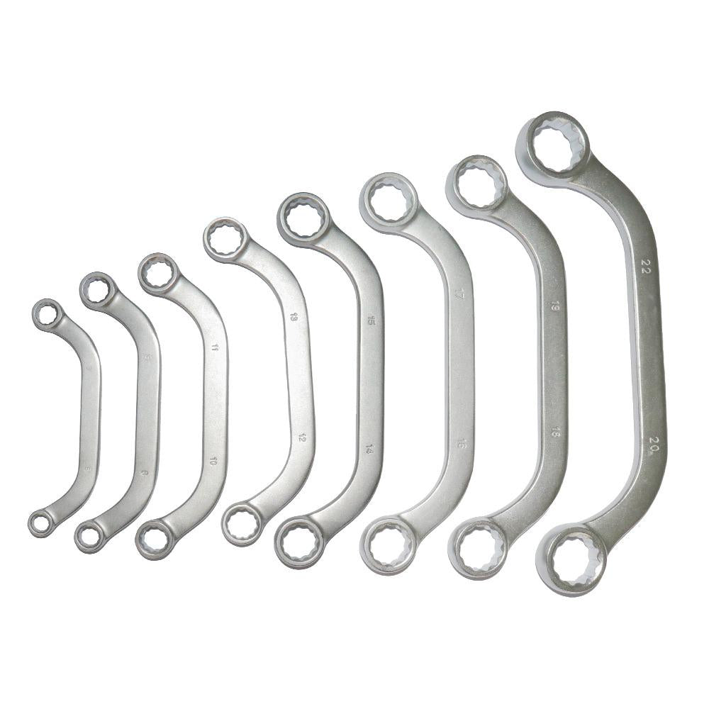 SET DE 8 CHEI INELARE SEMILUNA JBM