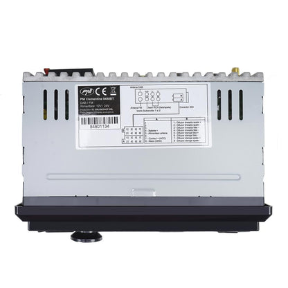 RADIO MP3 PLAYER AUTO DAB SI RDS PNI CLEMENTINE 8480BT 4X45W, 12/24V, CU SD, USB, AUX, RCA, BLUETOOTH SI USB 1.5A