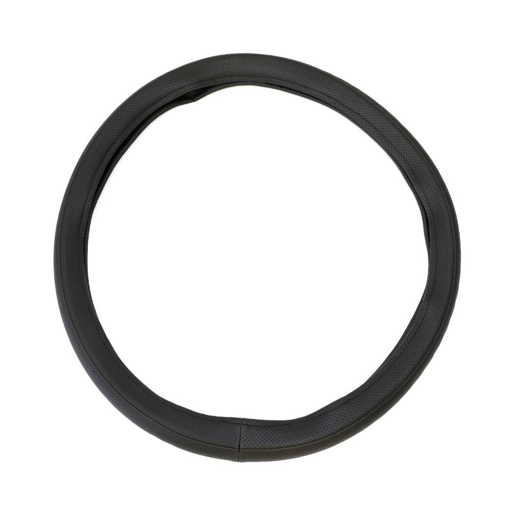 HUSA VOLAN PIELE ECOLOGICA PERFORATA NEGRU 44-48 CM UMBRELLA