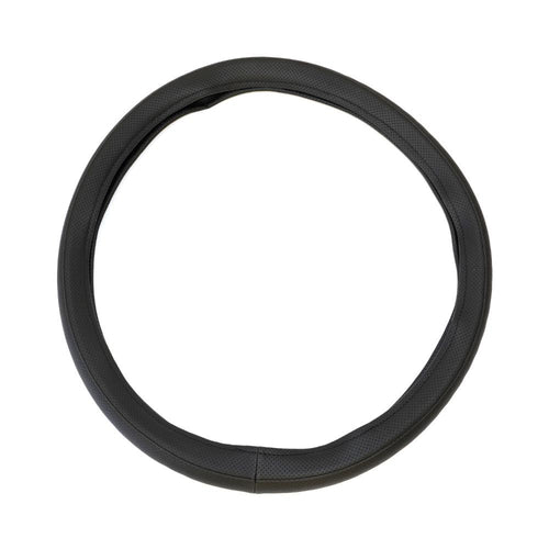 HUSA VOLAN PIELE ECOLOGICA PERFORATA NEGRU 44-48 CM UMBRELLA