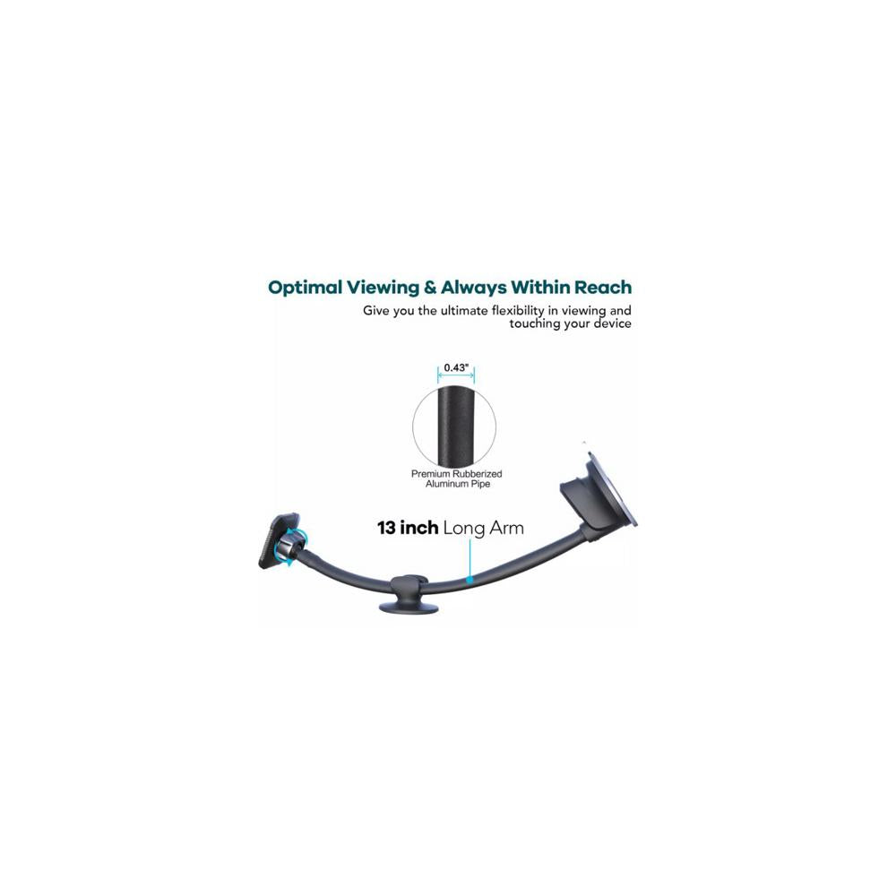 SUPORT TELEFON MAGNETIC AUTO CU FIXARE PE PARBRIZ CU VENTUZA