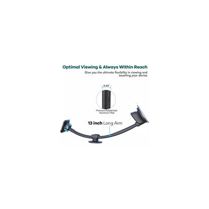 SUPORT TELEFON MAGNETIC AUTO CU FIXARE PE PARBRIZ CU VENTUZA