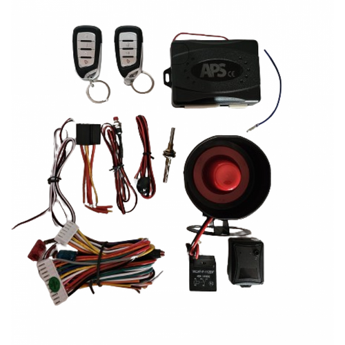 Alarma auto cu inchidere centralizata, 2 telecomenzi cu 4 butoane EG-D39