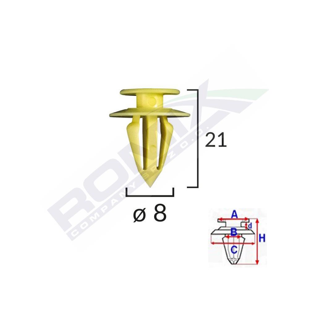 CLIPS TAPITERIE PENTRU VW/FORD/SEAT SET 10 BUC