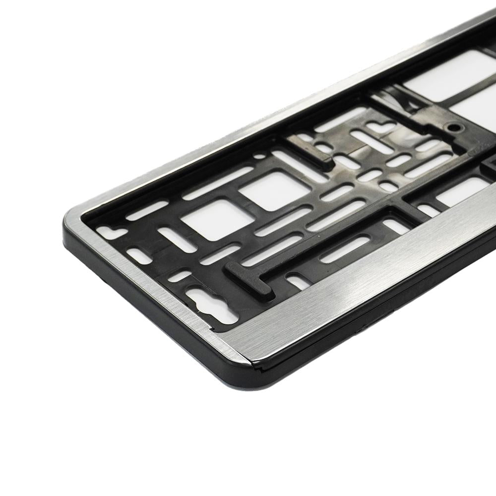 SUPORT NUMAR INMATRICULARE MEGA DRIVE CHROME BRUSH 1 BUC