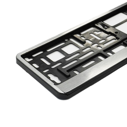 SUPORT NUMAR INMATRICULARE MEGA DRIVE CHROME BRUSH 1 BUC