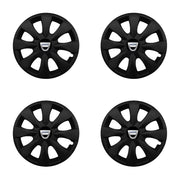 Set 4 capace roti potrivite jantelor de 15 inch compatibile DACIA, Model - 316 Black Edition