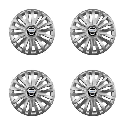 Set 4 capace roti 15 inchi (R15) compatibile DACIA Logan, Sandero, Duster, Dokker, Model-313