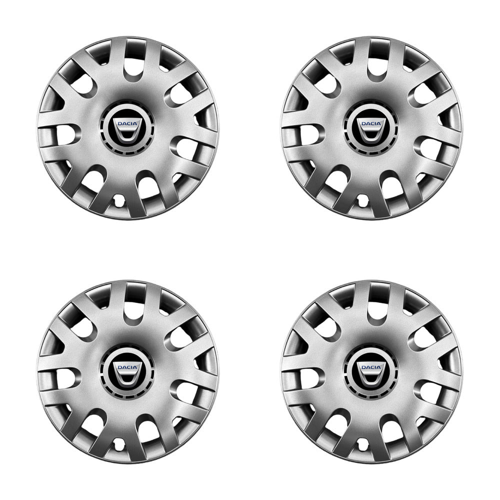 Set 4 capace roti potrivite jantelor de 14 inch compatibile Dacia, Model - 204