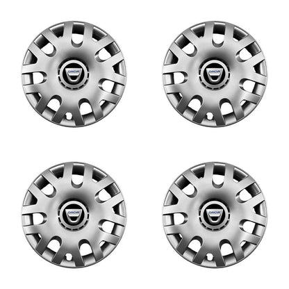 Set 4 capace roti potrivite jantelor de 14 inch compatibile Dacia, Model - 204