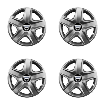 Set 4 capace roti 16 inchi (R16) compatibile DACIA Logan, Sandero, Duster, Dokker, Model-418