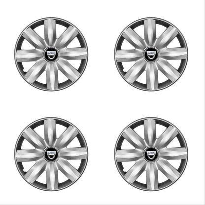 Set 4 capace roti potrivite jantelor de 14 inch compatibile Dacia, Model - 221