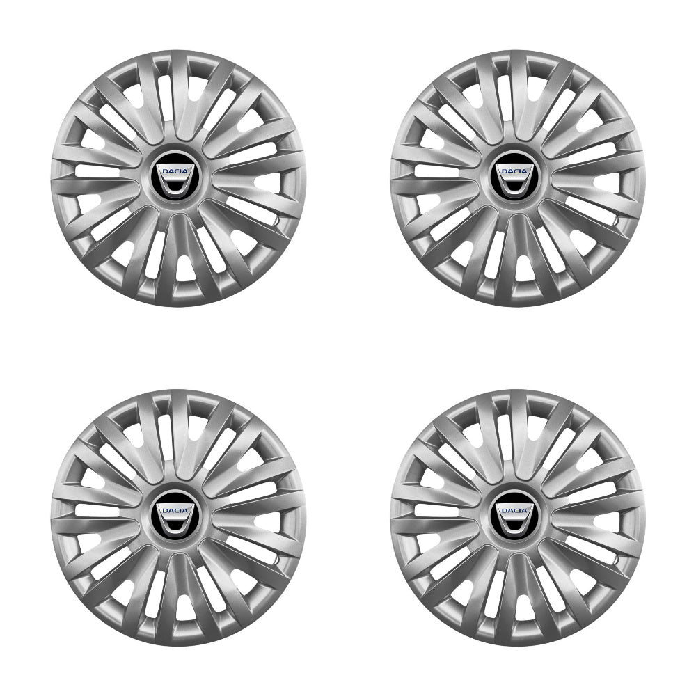 Set 4 capace roti 16 inchi (R16) compatibile DACIA Logan, Sandero, Duster, Dokker, Model-412