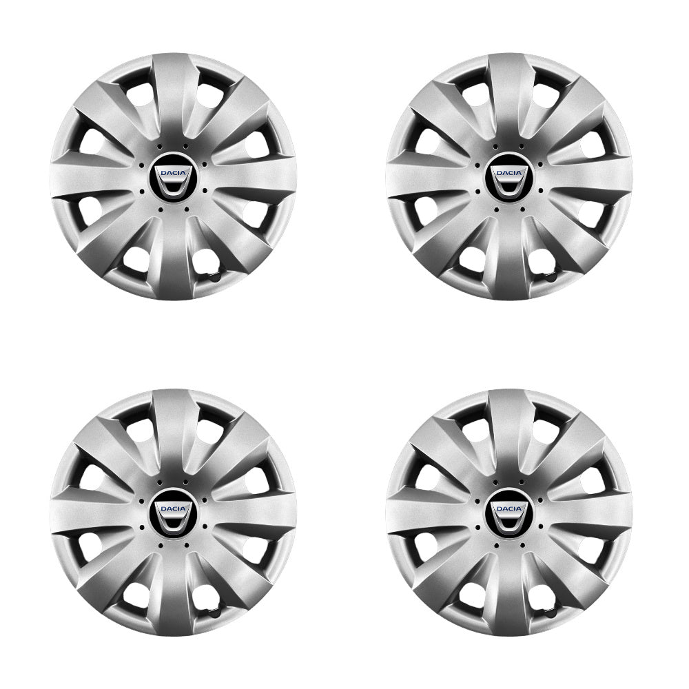 Set 4 capace roti potrivite jantelor de 15 inch compatibile gama Dacia, model - 321