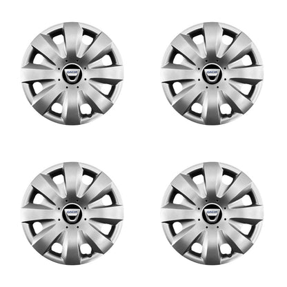 Set 4 capace roti potrivite jantelor de 15 inch compatibile gama Dacia, model - 321
