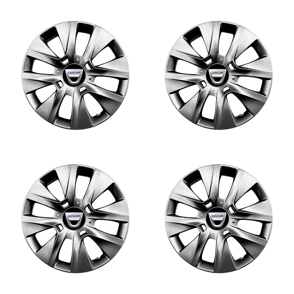 Set 4 capace roti potrivite jantelor de 15 inch compatibile DACIA Logan, Sandero, Duster, Dokker, Model-334