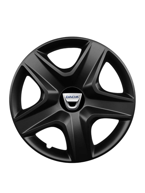 Set 4 capace roti potrivite jantelor de 16 inch compatibile DACIA, Model 418 Black