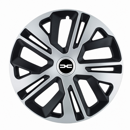 Set 4 Capace Roti 15 inch (R15), pentru Dacia Nou, model Raven Mix