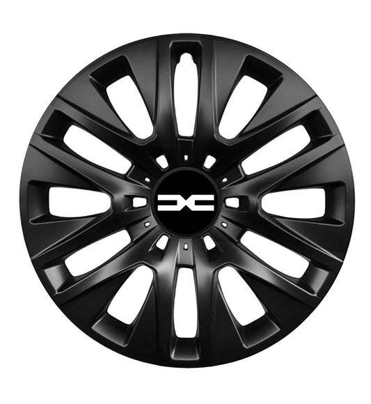 Set 4 capace roti potrivite jantelor de 16 inch compatibile NEW DACIA, Model 429 Black