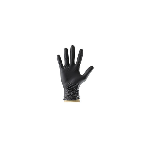MANUSI NEGRE DE UNICA FOLOSINTA. DE NITRIL MARIME L - SET 100BUC JBM