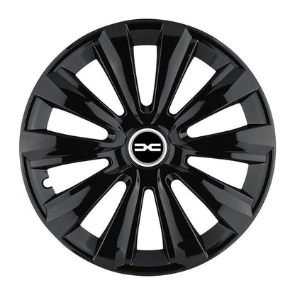Set 4 Capace Roti Autohelix MSA® potrivite jantelor de 15 inch, pentru Dacia Nou model Delta Black