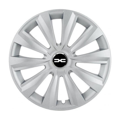 Set 4 capace roti Delta cromat R14 pentru gama auto Dacia Nou