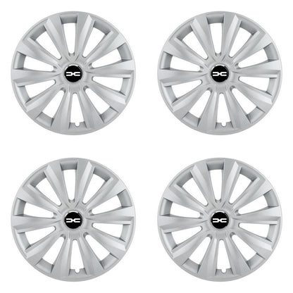 Set 4 capace roti Delta cromat R14 pentru gama auto Dacia Nou