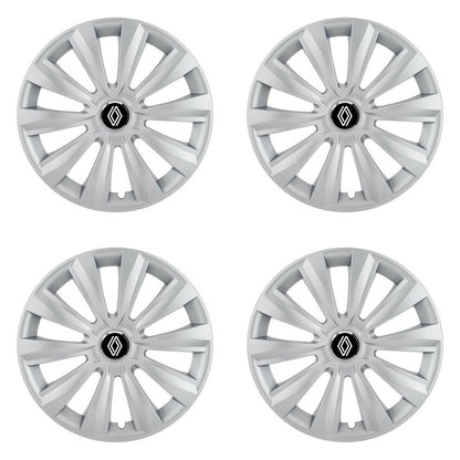 Set 4 capace roti Delta cromat R14 pentru gama auto Renault Nou